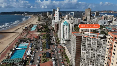 Exclusive Beachfront Luxury Penthouses with Ocean Views On Auction: 134 & 135 Marine Sands, 237 Marine Parade Street, Durban
