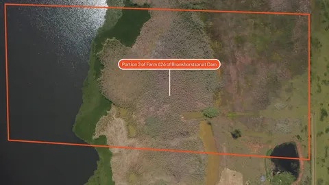 88,063m² Agricultural Waterfront Land On Auction: Portion 3 of Farm 626, Bronkhorstspruit Dam