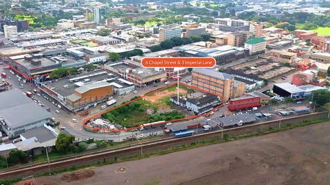 Prime 6,300m² Development Land in Pinetown On Auction: 6 Chapel Street and 3 Imperial  