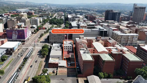 High-Exposure CBD Building with Repurposing Opportunity On Auction: 336 Paul Kruger Street, Pretoria CBD